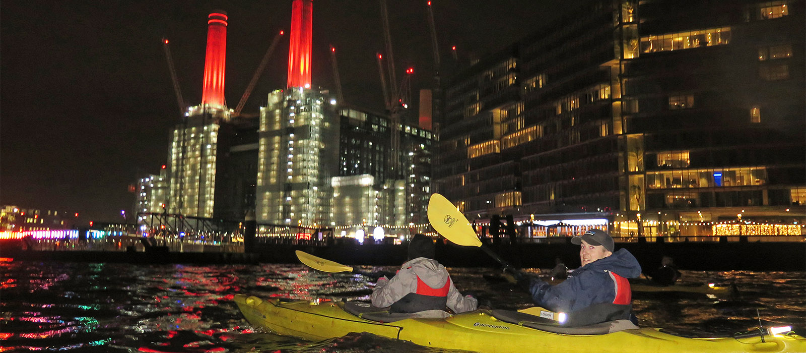 kayaking with the lonodn kayak company